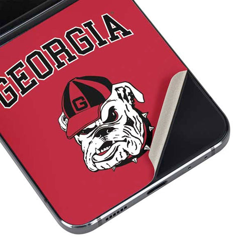University of Georgia Bulldogs Logo Galaxy Z Flip5 5G Skin